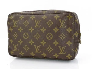 Auth LOUIS VUITTON Trousse Toilette 23 Monogram Cosmetics Pouch Bag #61290 - Picture 1 of 19