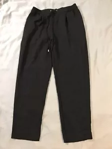 Pantalone Zara donna piccolo nero coulisse tasche elastico in vita - Foto 1 di 11