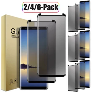 Protector de Pantalla de Privacidad Anti-Espía Negro Vidrio Templado para Samsung Galaxy Note 8 - Imagen 1 de 16