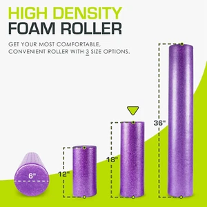 Prosourcefit High Density Foam Rollers 24 - Inches Long, Firm Full Body Athletic - Picture 1 of 20