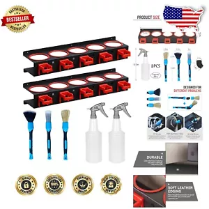Multi-Functional Spray Bottle Storage Rack with Hooks - Ideal for Car Detailing - Picture 1 of 9