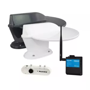 Maxview Roam Combo Wi-Fi and Terrestrial TV Caravans & Motorhomes - White/Grey - Picture 1 of 9