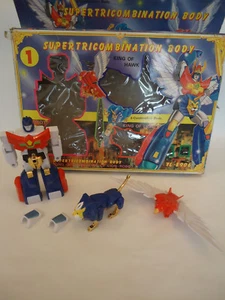 Vintage Rare Transformers Robot Tricombination King of Lion Voltron Type TAIWAN - Picture 1 of 12