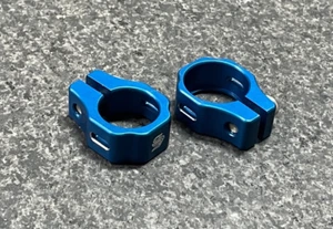 Snap BMX Products S2 Seat Post Clamp - 25.4mm Blue - Picture 1 of 1