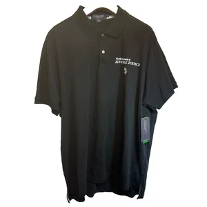 U.S. Polo Assn. Shirt Size 2XL Black "Florida Department Of Juvenile Justice" - Picture 1 of 9