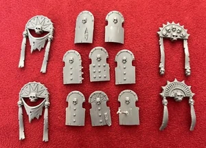 12x Shield Bitz Skeleton Warriors Tomb Kings Undead Warhammer Old World Parts - Picture 1 of 11