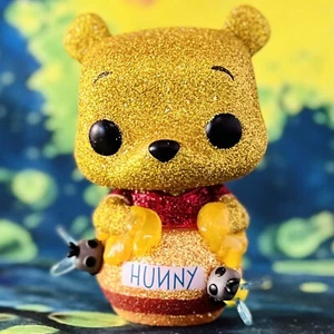 Diamond Winnie the Pooh Hot Topic Exclusive Glitter Funko POP! 1104 Damaged Box - Picture 1 of 6