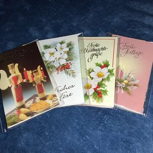 Weihnachts - Geschenkanhänger 12Stück je 8,5x5cm, verschiedene Motive set4 - Bild 1 von 2