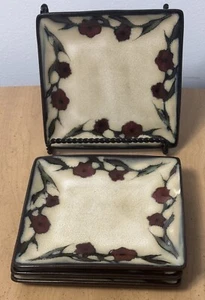 4-Desert Bloom-Lunch Plates Mikasa Gourmet Basics Square 6” Bread & Butter - Picture 1 of 4