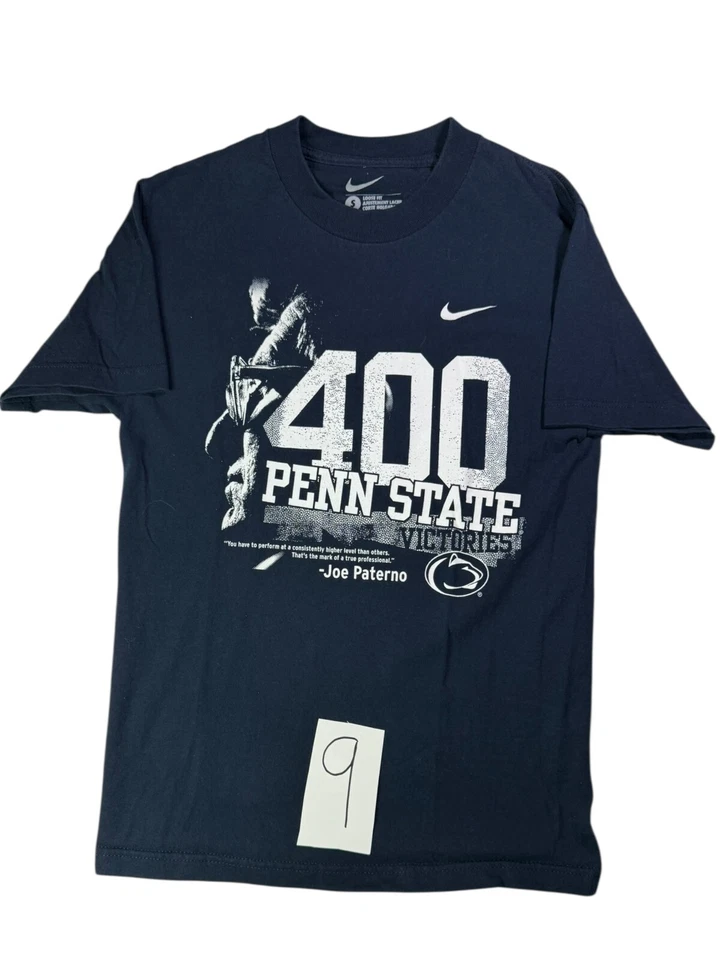 Nike Shirt Men's Small Blue Joe Paterno Penn State Nittany Lions Football Team - Image 1 of 4