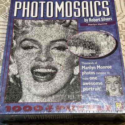 Buffalo Games Photomosaic: Marilyn Monroe 1000 piezas rompecabezas sellado de fábrica! Foto 1 de 4