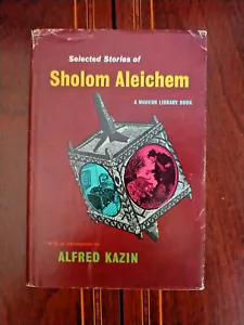 SELECTED STORIES OF SHOLOM ALEICHEM VINTAGE MODERN LIBRARY #145 HCDJ VG+ - Picture 1 of 7
