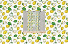 Fruit Curtains 2 Panel Set Fresh Pear Slices And Leaves