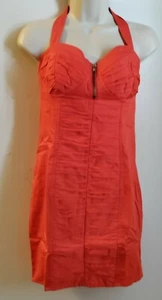 2b bebe Women's Size Small Dress Red Halter Y2K Club Wear Party - Picture 1 of 5
