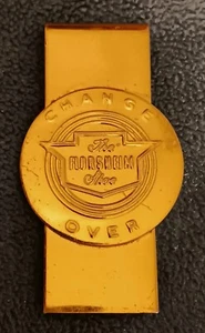 Vintage "THE FLORSHEIM SHOE," Emblem "CHANGE-OVER," Advertising Money Clip - Picture 1 of 12