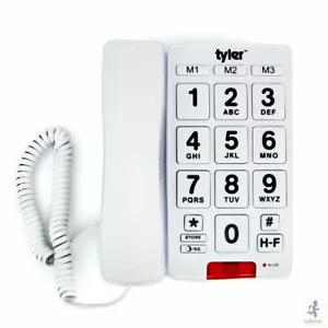 Teléfono de Botón Grande para Personas Mayores Mayores - Teléfono con Cable - Imagen 1 de 7