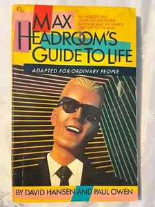 Vintage 1986 Bantam Books Max Headroom's Guide to Life Paperback Book - Picture 1 of 8