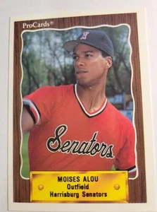 1990 Moises Alou CMC #790 Harrisburg Senators Outfield Baseball Card Collectible - Picture 1 of 3