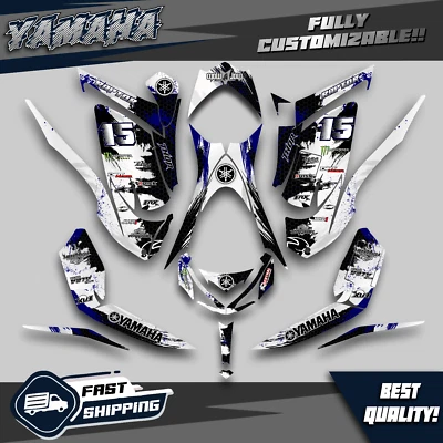 Yamaha Raptor 700 700R графический набор 2013 2014 2017 до 2025 наклейки наклейки atv - Изображение 1 из 4