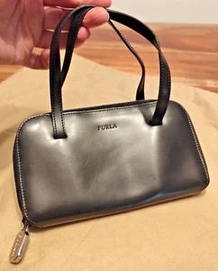 Original Furla Leder Handtasche - elegant, klein / mini, schwarz - Bild 1 von 8