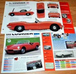 1959 Elva Courier Specs Info Poster Original Brochure Vintage 59 - Picture 1 of 1