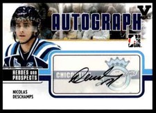 2009-10 In The Game Heroes and Prospects Autographs Nicolas Deschamps Auto #A-ND