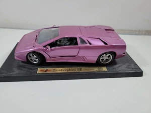 LAMBORGHINI SE 1994/1995 Pink/purple MAISTO SPECIAL EDITION DIECAST 1:18 DAMAGED - Picture 1 of 9