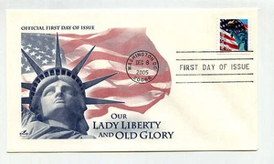 3967 ND (39c) Liberty & Flag activado por agua, (goma), bobina Artcraft FDC - Imagen 1 de 1