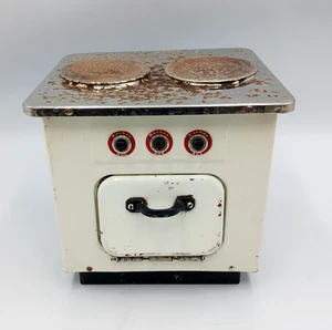 Wagner W&K Kinderherd Metall Herd Elektrisch ohne Kabel, 2 Platten und Backofen - Picture 1 of 14