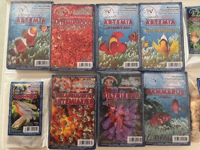 Frostfutter Aquarium 10/20/30/40/50 x 100Gr - 30 Sorten frei wählbar - für Fisch - Bild 1 von 4