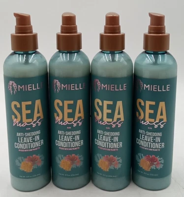 Mielle Sea Moss Anti-Shedding Leave-In Conditioner 8oz Lot of 4 - Image 1 of 4