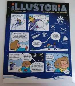 ILLUSTORIA Magazine Booklet *For Creative Kids & Grownups* Issue #25~THE COMICS - Picture 1 of 8