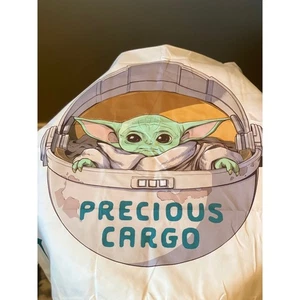 Star Wars The Mandalorian Baby Yoda Twin Flat Sheet Precious Cargo - Bild 1 von 4