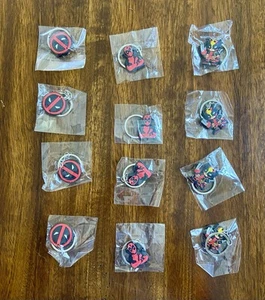 Deadpool Collectible Keychains - Lot Of 12 - Individually Packaged - Picture 1 of 5