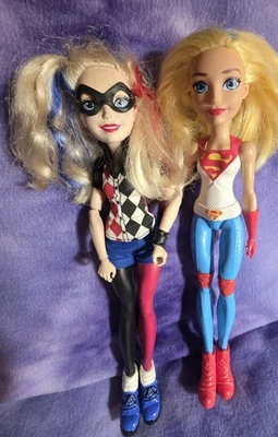 DC Super Hero Harley Quin Supergirl Articulted Marvel Fashion Doll  Foto 1 de 4