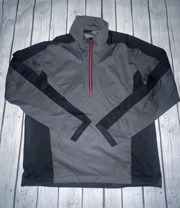 Galvin Green Pullover Men’s Large 1/4 Zip Golf Performance Gray And Black - Picture 1 of 8
