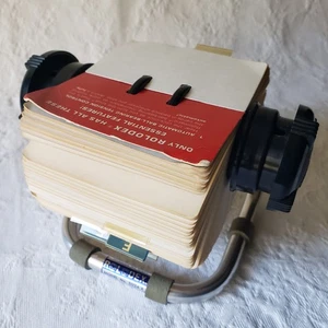 Vintage Rolodex Modell 5024X Drehkartenmappe mit Trennkarten - Bild 1 von 12