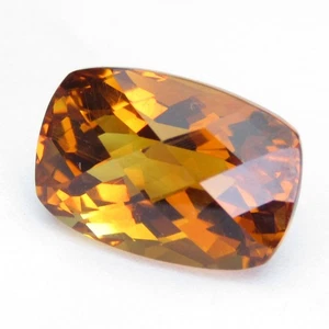 4.61Cts Natural Fantastic Cushion Checker Cut Citrine Loose Gemstone - Picture 1 of 7