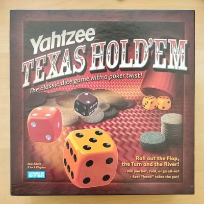 Yahtzee Texas Hold'Em Poker Dice Game Family Friends Party Complete VGC - Image 1 of 4