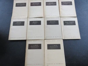 HAWKES POCKET SCORES (11) - Job lot - Beethoven/Mozart/Mendelssohn/Brahms/Bach - Bild 1 von 12