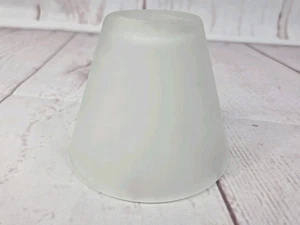 Miniature Glass Frosted Lampshade Tealight @ 3" tall - Picture 1 of 11