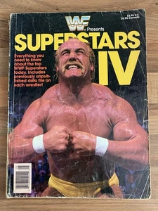 WWF WWE Superstars IV Magazine 1989 Hulk Hogan Cover - Picture 1 of 2