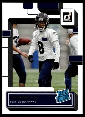 2022 Donruss Rated Rookies Coby Bryant Rookie Seattle Seahawks #394 - Image 1 of 2