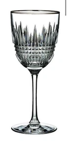 NEU IM KARTON WATERFORD LISMORE DIAMANT KRISTALL PLATIN WEISSWEINGLAS - Bild 1 von 9