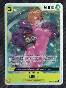 One Piece Card Game 500 YEARS IN THE FUTURE English LILITH OP07-111 SR - Picture 1 of 2