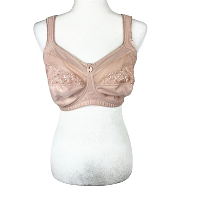 Sujetador Amoena Mujer 36DD Nude Beige Isadora SB Sin Alambres Floral Encaje Bolsillo Sujetador Foto 1 de 4