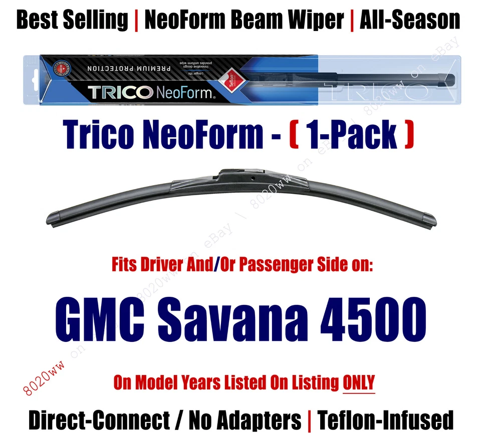 Super Premium NeoForm Wiper Blade (Qty 1) fits 2009+ GMC Savana 4500 - 16220 - Image 1 of 1