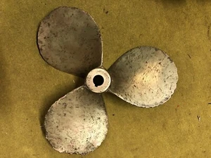 Brass Boat Propeller - Possible Lamp Conversion - Picture 1 of 8