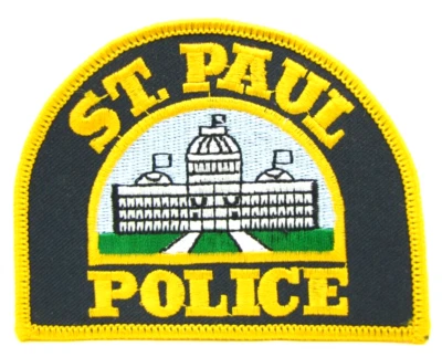 obo~! REMENDO UNIFORME XERIFE POLICIAL Saint St. Paul Minnesota Capitol Police - Imagem 1 de 2
