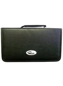 1 CD DVD Wallet Nylon Carry Case Disc Storage 96 Holder Cd Sleeve Wallet  - Afbeelding 1 van 4